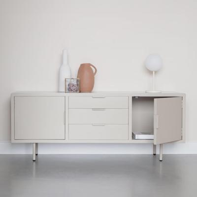 ZILT Dressoir 'Shaneaka' 140cm MDF, kleur Beige
