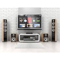 SpeaKa Professional 2 poorten Luidspreker-schakelaar Geïntegreerde volumeregelaar Zwart - thumbnail