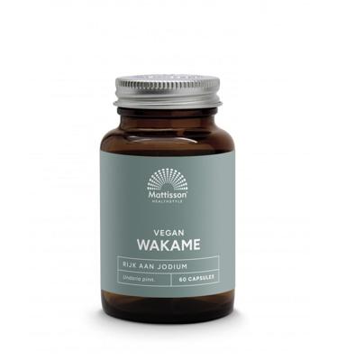 Mattisson Wakame 1000mg bevat jodium 60 Vegetarische capsules