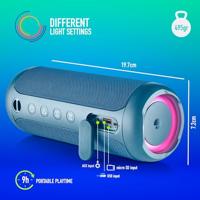 NGS ROLLERFURIA2BLUE Bluetooth luidspreker - thumbnail