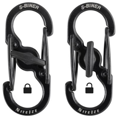 NITE Ize NI-LSBM-01-2R3 Karabijn MicroLock S-Biner 2 35 mm x 15 mm x 7 mm 2 stuk(s)