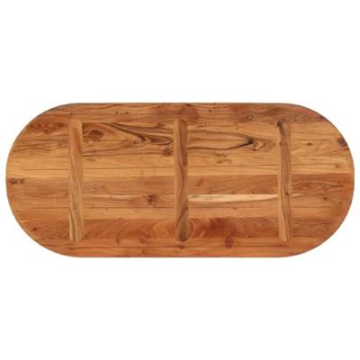 Tafelblad ovaal 110x50x2,5 cm massief acaciahout