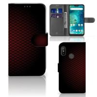 Xiaomi Mi A2 Lite | Telefoon Hoesje | Geruit Rood - thumbnail