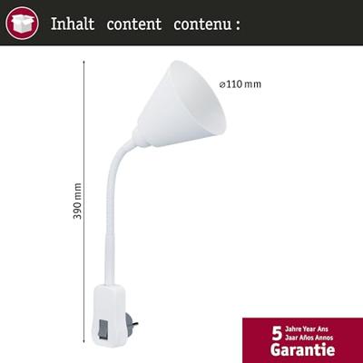 Paulmann Steckerl Junus Stekkerlamp LED E14 Wit