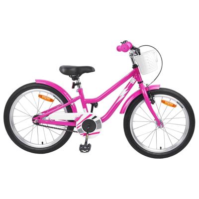 Kinderfiets 20 Inch voor 6-11 jaar oud Donkerroze