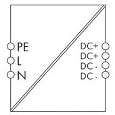 WAGO 787-1216 DIN-rail netvoeding 24 V 4.2 A 100.8 W Aantal uitgangen: 1 x Inhoud: 1 stuk(s)