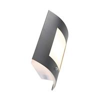 QAZQA Buiten wandlamp antraciet IP44 schemersensor - Emmerald - thumbnail