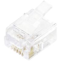 TRU COMPONENTS TC-10336036 modulaire stekker Stekker, recht Aantal polen (sensoren) 6P4C RJ45 1 stuk(s) - thumbnail