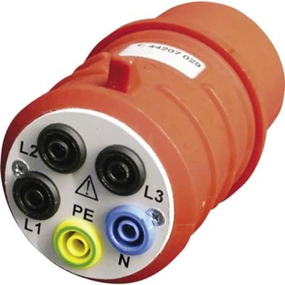 Beha Amprobe DAA-32 Meetadapter CEE-stekker 32 A 5-polig - Bus 4 mm Beha Amprobe DAA-32 Meetadapter CEE-stekker 32 A 5-polig - Bus 4 mm