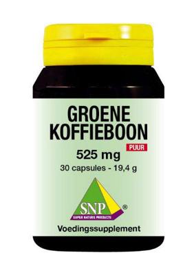Groene koffiebonen 525mg puur