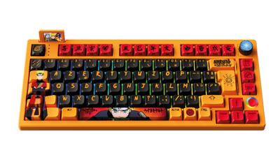 Bedraad/draadloos toetsenbord - Mechanisch - KONIX - Naruto Shippuden - Genummerde Pro Collector's Edition - AZERTY - RGB LED