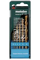 Metabo Accessoires Borencassette, 6 spiraalboren HSS - TIN - 627171000 - thumbnail