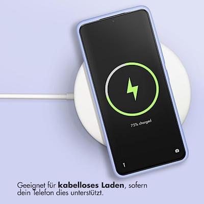 Accezz Liquid Silicone voor Samsung Galaxy A53 Telefoonhoesje Paars