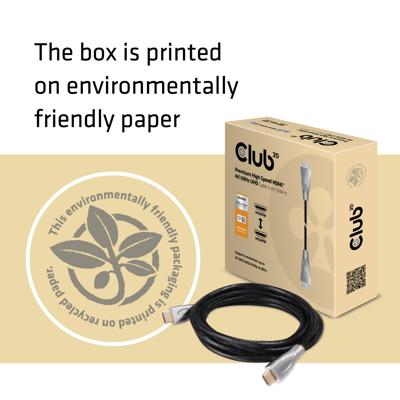 CLUB3D HDMI 2.0 High Speed Cable 3m UHD 4K/60Hz