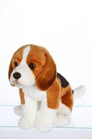 Beagle Hond Knuffel - GIPSY TOYS - Zittend, 25 cm - thumbnail