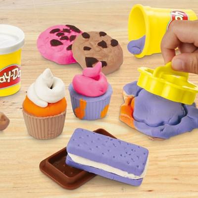 Play-Doh kleine bakkerij - 6 kleipotjes