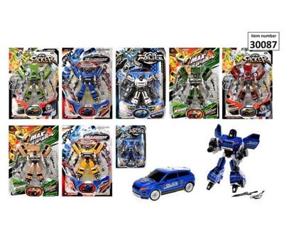 Roboforces veranderrobot - suv the super morpf blauw