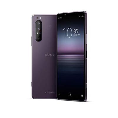 Sony Xperia 1 II 5G Smartphone (16,5 cm (6,5 Zoll) 4K HDR OLED Display, Triple-Kamera System, Android 12 SIM free, 8 GB RAM, 256 GB Speicher, IP65/68 Zertifizierung) violett