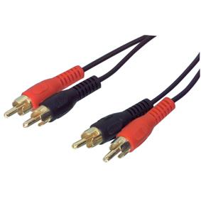 Tulp kabel basic verguld [1,5/2,5/5m]