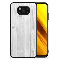 Xiaomi Poco X3 | X3 Pro Houten Print Telefoonhoesje White Wood - thumbnail