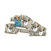 Weidmüller 2669100000 Installatie-etageklem Push-In-klem, Steekaansluiting Donkerbeige 25 stuk(s) - thumbnail