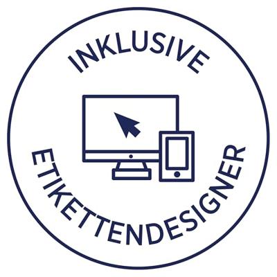 Avery L4785-20 zelfklevende badge ft 80 x 50 mm, doos van 200 stuks, wit