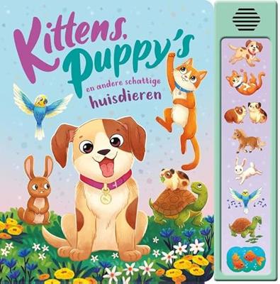 Rebo Publishers Kittens, puppy's en andere schattige huisdieren - 8 geluiden Rebo Publishers Kittens, puppy's en andere schattige huisdieren - 8 geluiden