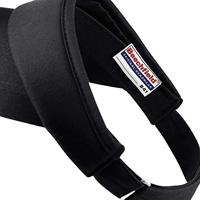 Beechfield CB41 Sports Visor - Black - One Size - thumbnail