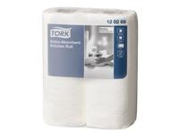 Keukenrol Tork Premium 2-laags 64 vel wit 120269 | 12 stuks - thumbnail