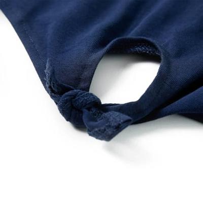 Kindershirt 128 marineblauw