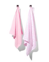 HEMA Thee- en keukendoek rookworst - 2 stuks (roze) - thumbnail
