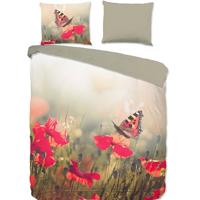 Good Morning Dekbedovertrek "bloemen en vlinders" - Multi - (240x200/220 cm) - Katoen - thumbnail