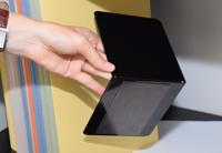 Boekensteun maul staal 14x12x14cm magnetisch zwart - thumbnail