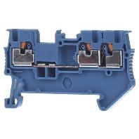 Phoenix Contact 3208168 Doorgangsserieklem 3.5 mm Snelaansluiting Blauw 50 stuk(s)