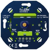 EcoDim - LED Dimmer - ECO-DIM.12 - Inbouw - Enkel Knop - 1-10V (50mA) - thumbnail