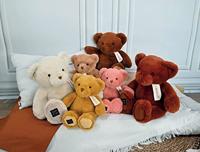 Knuffel teddybeer - HISTOIRE D'OURS hazelnoot - thumbnail