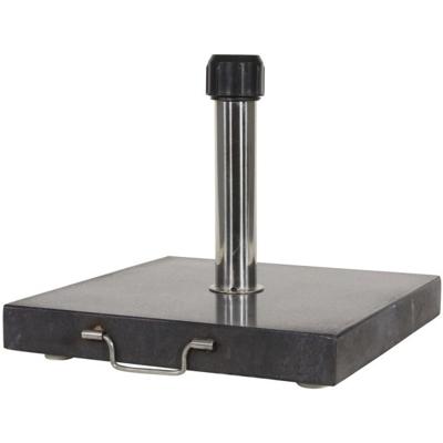 Parasolvoet marmer vierkant antraciet Parasolvoet marmer vierkant antraciet