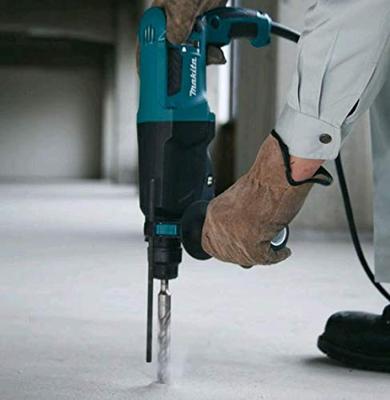 Makita HR2630TX12 Combihamer SDS-Plus 2,4J + snelwisselboorkop + 17 delige boren- en beitelset 800W in koffer
