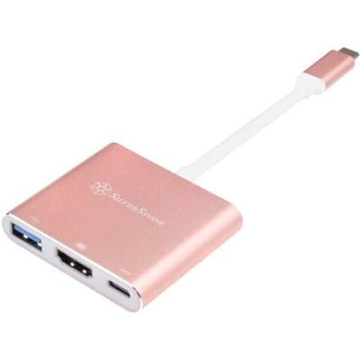 SilverStone EP08P USB-C naar HDMI adapter SilverStone EP08P USB-C naar HDMI adapter