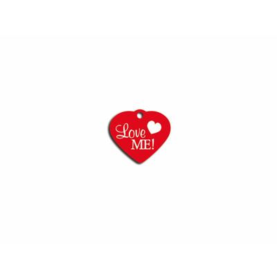 Naamplaatje Imarc Heart Rood