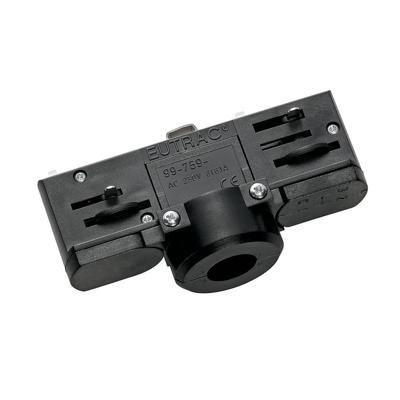 Eutrac 145990 230V-railsysteemcomponenten Railadapter SLV Zwart