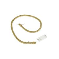 Jute touw met 20 led 100cmx1.2cm - thumbnail