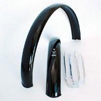 Spatbordset 12" ATB gemaakt van staal 60mm - zwart