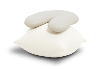 Terapy Uli armleuning zitzak - Zandgrijs | 100cm x 80cm x 30cm