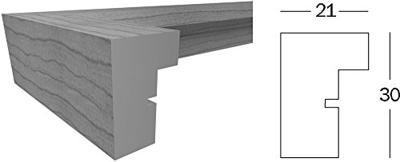 walther+ design EA040W Wissellijst Papierformaat: 30 x 40 cm Wit