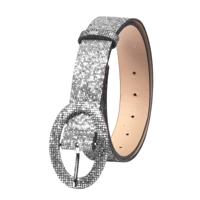 Riem glitter zilver - thumbnail