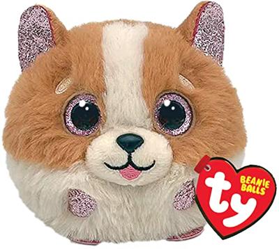 TY beanie balls knuffel hond tanner 10 cm
