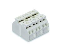 WAGO 862-603 Apparaataansluitklem Veerklem Wit 250 stuk(s) - thumbnail