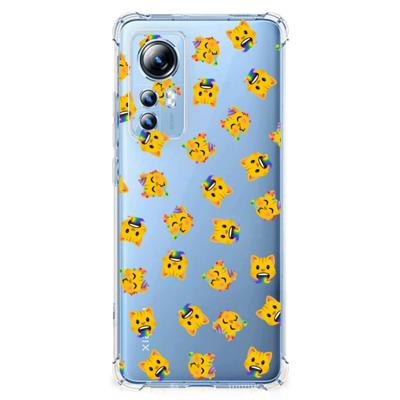 Doorzichtige Silicone Hoesje voor Xiaomi 12 Lite Katten Emojis Doorzichtige Silicone Hoesje voor Xiaomi 12 Lite Katten Emojis