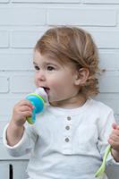 Knabbelaar NUBY Nibbler zonder BPA new blauw - thumbnail